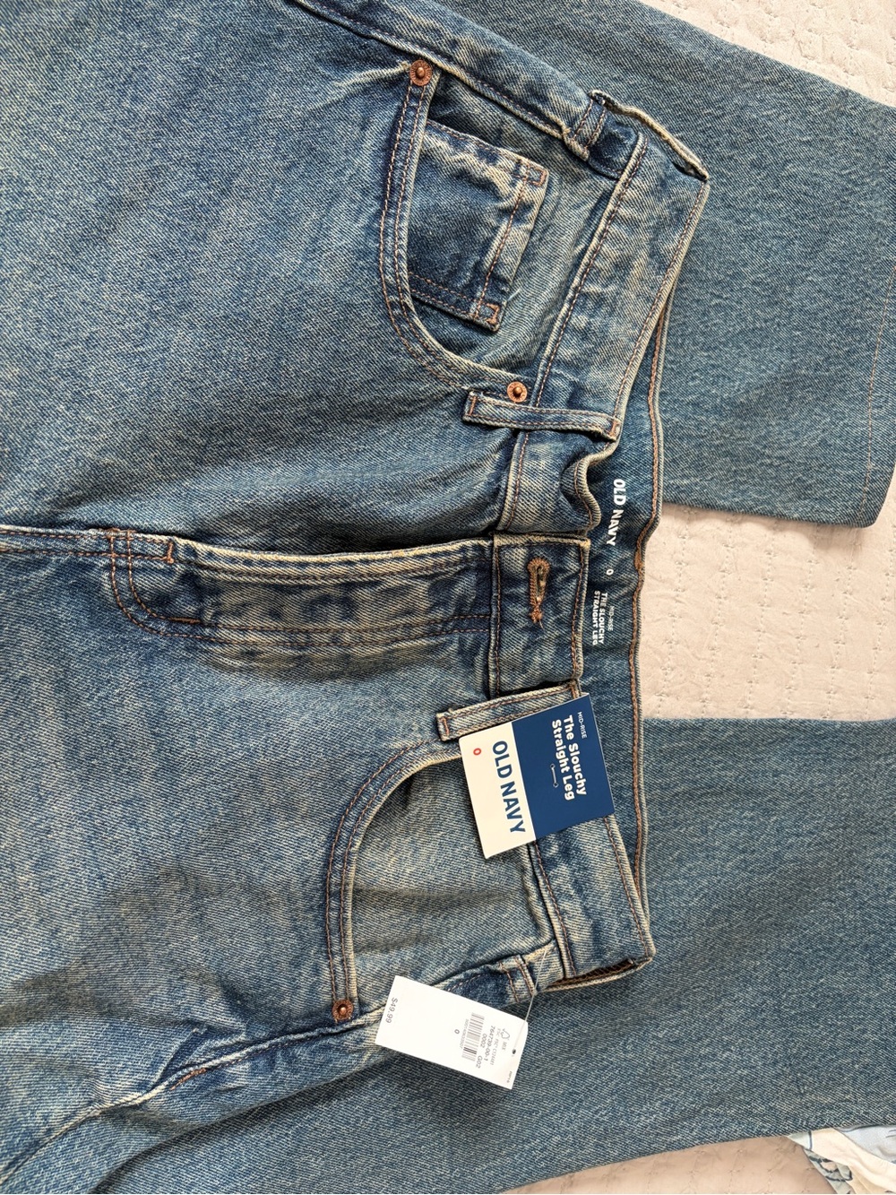 GAP Women's Light Blue Straight-Leg Jeans
